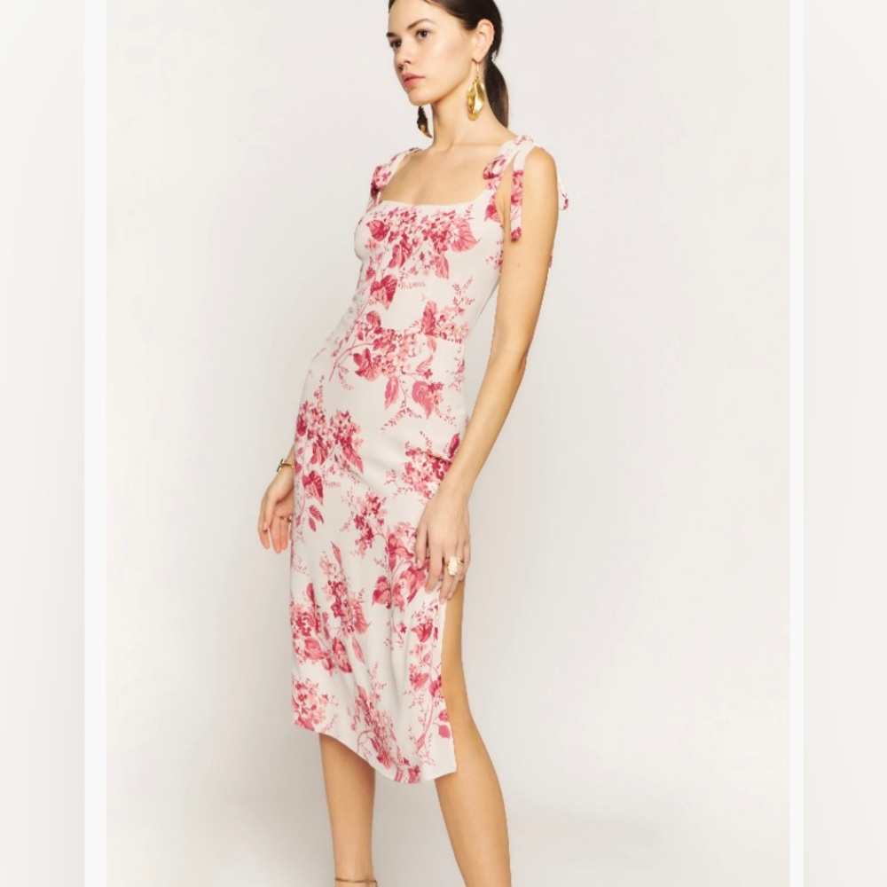 Reformation Besse Dress - Paris Red color, size 8. New NWOT